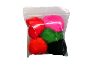 2″ Mixed Color Pom Pom 5 pack 2" Mixed Color Pom Pom 5 pack