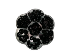 184pc Assorted Sizes 6-17mm Mushroom Domed Safety Eyes Sewing Shank