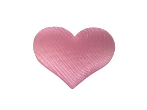 20pc Pink Small 1.5x2cm Heart padded