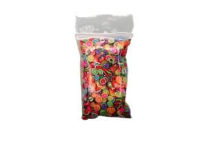 1000pc Mixed Fruit Slices 5mm Polymer Clay