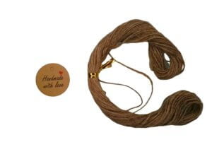 100pc Handmade with love tie on label 3cm