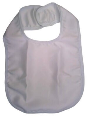 White Baby Bibs Sublimation Blank