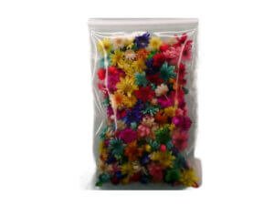 100pc Colored Dried Flower Tops 5-10mm