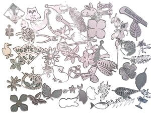 50pc Metal Cutting Dies Mixed Styles 2-6cm