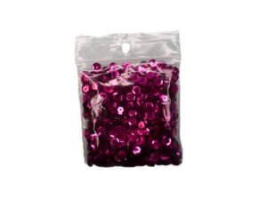 1200pc Rose Red 6mm Sequins