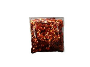 1200pc Orange 6mm Sequins