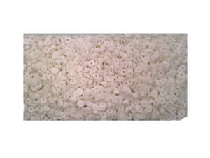 1750pc White 6mm Clay Polymer Beads