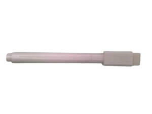 3pc White Chalk Marker with Eraser Top