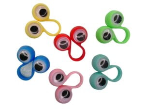 10pc Googly Eye Finger Puppet