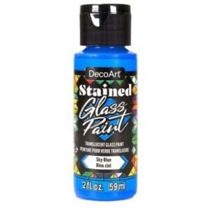 Sky Blue - DecoArt Stained Glass Paint 2oz