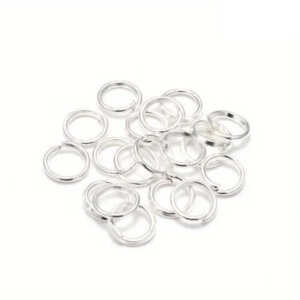 200pc 6mm Silver Jump Rings