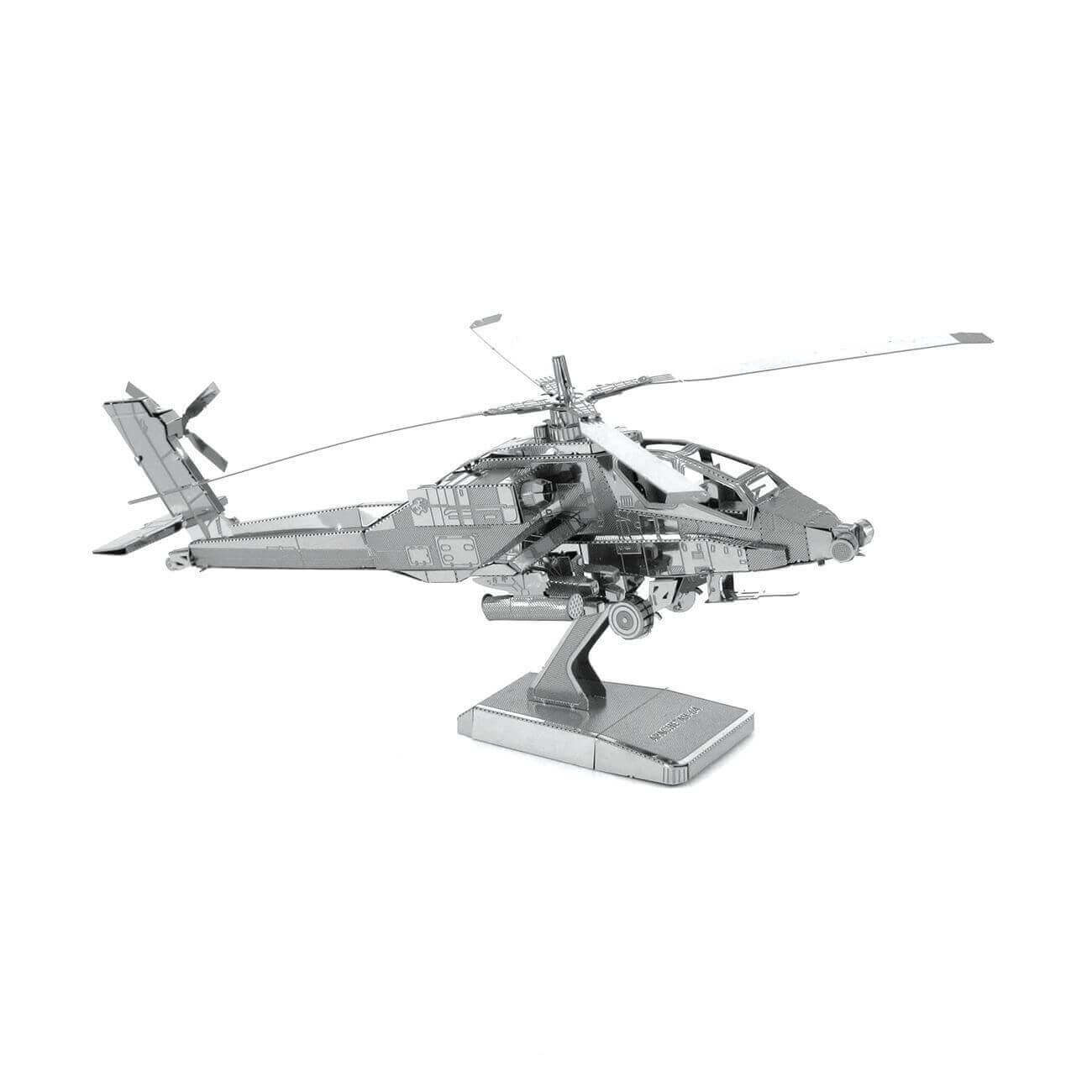 AH-64 Apache Boeing helicopter – Metal Earth Model