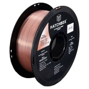 Copper Metallic Finish 1.75mm PLA 3D Printer Filament, 1 KG Spool HATCHBOX