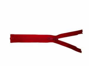 Red detachable Zipper 25cm 10in