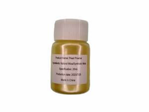 Yellow 10g Mica Powder Individual Bottles