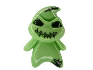 10pc Green Ghost Flatback Resin 25mm