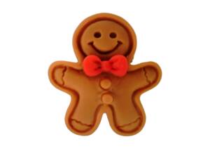 10pc Gingerbread Man Flat Back Resin 2cm 10pc Gingerbread Man Flat Back Resin 2cm