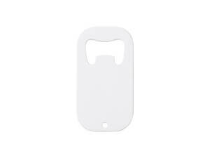 1.5x2.75in White Stainless Steel Bottle Opener Sublimation Blank