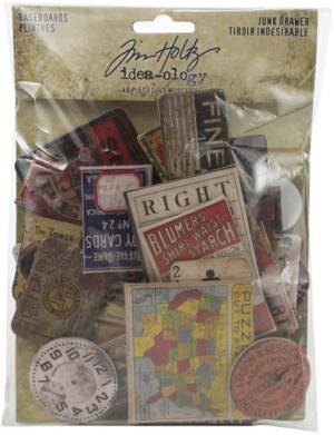 Idea-Ology Chipboard Baseboards 40/Pkg-Junk Drawer