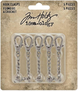 Idea-Ology Metal Hook Clasps-5/Pkg