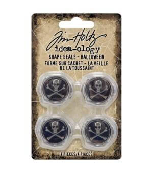 Idea-Ology Metal Shape Seals 4/Pkg-Halloween