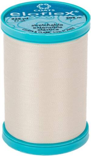 Coats Eloflex Stretch Thread 225yd-Natural