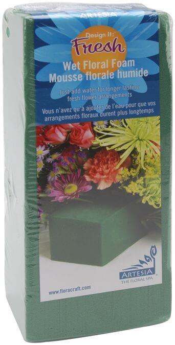 FloraCraft Floral Artesia WetFoM Brick-2.8″X3.8″X8.8″ FloraCraft Floral Artesia WetFoM Brick-2.8"X3.8"X8.8"