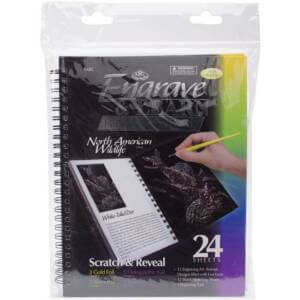 Royal & Langnickel(R) Engraving Art Travel Book-North American Wildlife