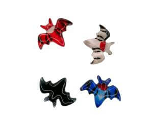 50pc Bats Mixed Color Flat back resin 8mm 50pc Bats Mixed Color Flat back resin 8mm