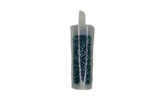2mm L. Blue 1200pc Boho Glass Seed Beads Sliver-Lined