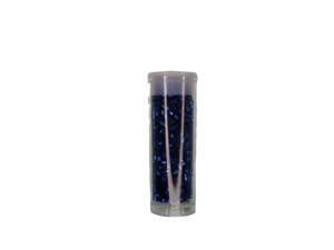 2mm D. Blue 1200pc Boho Glass Seed Beads Sliver-Lined