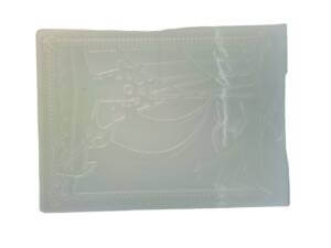 Sailboat and anchor nautical Embossing Folder Plastic 4.1x5.7"