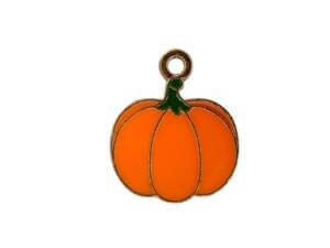 10pc Colored Pumpkin Charms 15x19mm