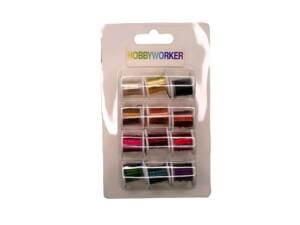 12pc 22 Gauge/0.6mm Tarnish Resistant Copper Craft Wire Mixed Colors