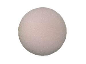 3.8x1in White Styrofoam Disc