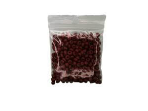 4mm Brown 20g 250pc Glass Seed Beads