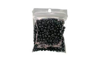 4mm D. Grey 20g 250pc Glass Seed Beads