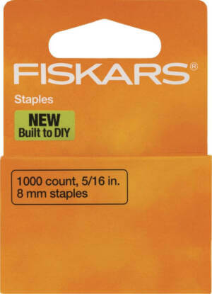 Fiskars Built to DIY Precision Staple Gun Staples 1,000/Pkg-5/16"