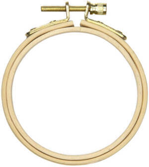 3" Cousin Natural Wood Hoop