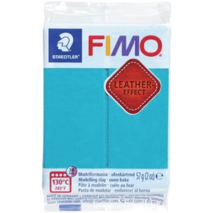 Fimo Leather Effect Polymer Clay 2 oz. - Lagoon