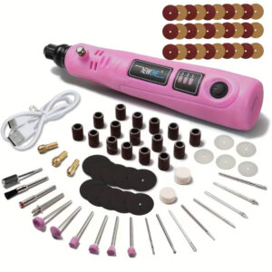 Pink Mini Drill Rotary Tool Kit 32pc set