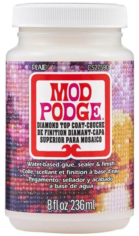 Plaid Mod Podge Diamond Top Coat Acrylic Sealer-8oz Plaid Mod Podge Diamond Top Coat Acrylic Sealer-8oz