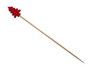 50pc Red Tree wood picks 5in toothpicks