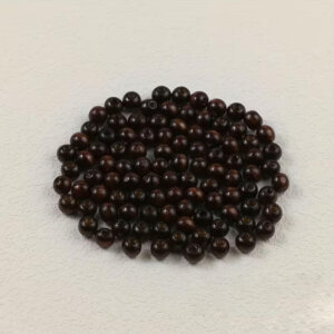100pc 8mm Brown Wood Beads 100pc 8mm Brown Wood Beads