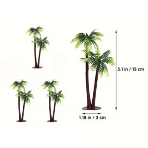 3pc 13cm Mini Model Palm Trees