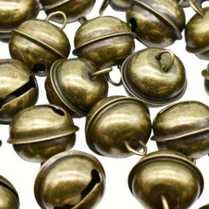 25pc 1inch Vintage Bronze Bells 25pc 1inch Vintage Bronze Bells