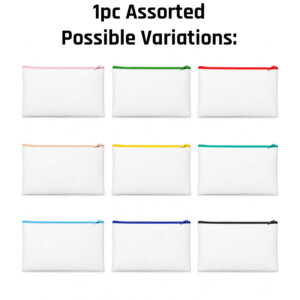 Assorted Color Canvas Bag 7.87 x 5.7in Sublimation Blank