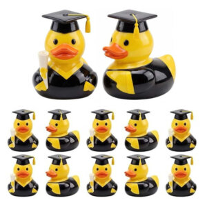 10pc Mini Graduation Ducks 23mm