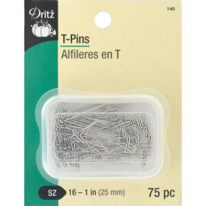 Dritz T-Pins 1" 75/Pkg-Size 16