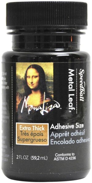 Speedball Mona Lisa Metal Leaf Extra Thick Adhesive-2oz